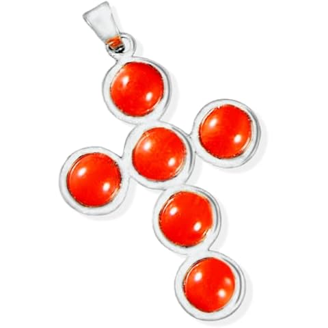 Antonino De Simone Coral Cross Pendant Cover