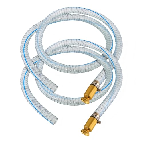 Gerguirry 2PCS 8.2FT 3/4" Gas Siphon Hose, Self-Priming Fuel...