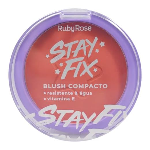BLUSH COMPACTO STAY FIX HB5713 LYRA RUBYROSE 6g