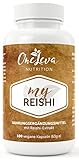 ★ HOCHDOSIERT 500mg pro Kapsel - Polysaccharidgehalt: 30%. Auch für Vegetarier und Veganer geeignet.