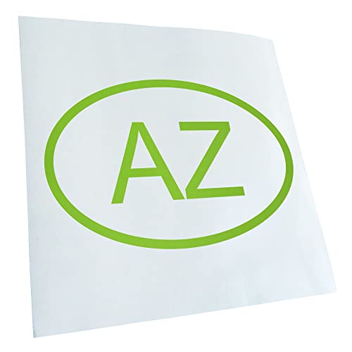 hauptsachebeklebt - Adesivo per auto – Azerbaigian AZ adesivo per auto, laptop, bicicletta, camion, moto, multicolore, JDM Decal Racing