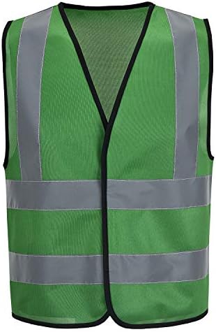 Blue Reflective Vest High Visibility hi viz vis Executive Waistcoat(M-3XL) (M, Blue)