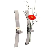 ambiente wandkerzenhalter edelstahl Material aus hochwertigem rostfreien Edelstahl