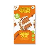 Baetter Baking Bio - Carrot Cake Bio Backmischung 380g veganer Karottenkuchen, Rüblikuchen oder Rüblitorte ... Kuchenmischung als veganer Kuchen oder vegane Torte ... unsere Baking Mixes mit Zimt