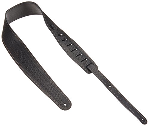 Sangle de guitare en cuir gaufré idéale pour vos répétitions et concerts en studio