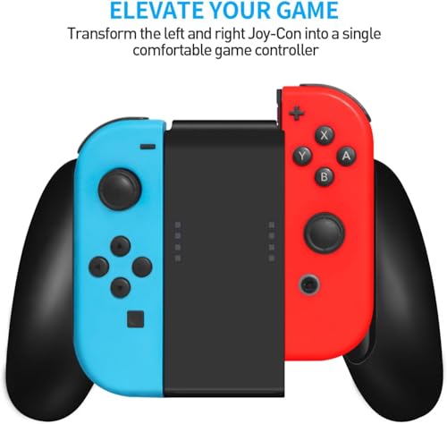 OEM Style Switch Joy Con Controller Comfort Grip Joycon Holder Bracket Accessories - Standard Grip Without Charging Function - Image 4