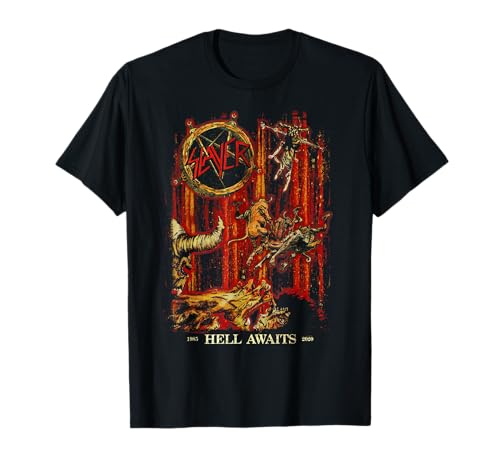 Slayer - Hell Awaits Anniversary Cover Camiseta