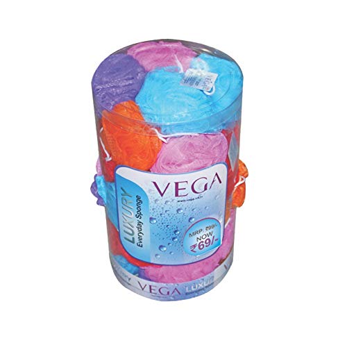 Buy VEGA Luxury Everyday Sponge, Purple (Pack of 2) Online at Low Prices in India Amazon.in