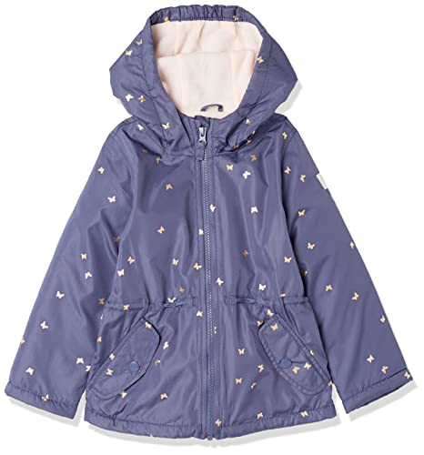 Oshkosh B’gosh Baby Girl's Hooded Winter Coat, Navy With Stylish Metallic Butterfly Design, 4 Years #TOP21