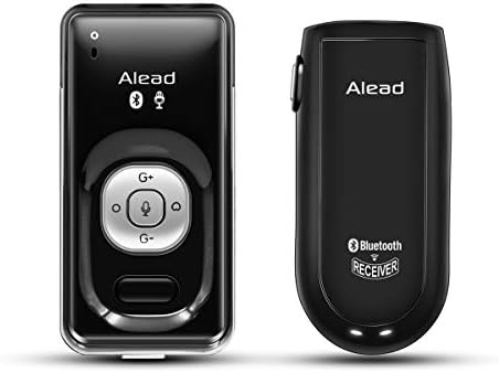 Alead LiveMICRX2 Bluetooth Wireless Microphone and Receiver Sets, Long Range, Low Latency, Clear Sound, for Education, webinar, Voice Recording, Hearing Impairment, PA Systems, Vlogger, Youtuber