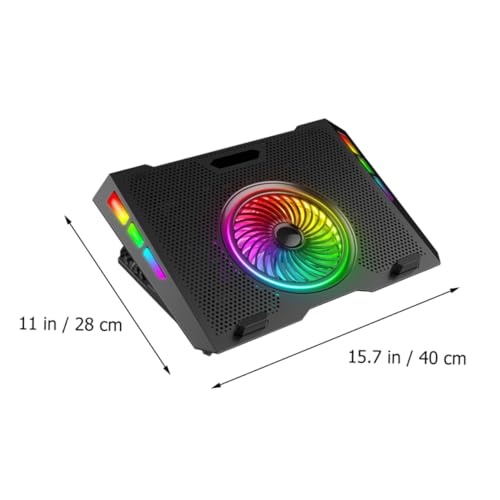 Base refrigerante para laptop con RGB y funciones múltiples miniatura 2