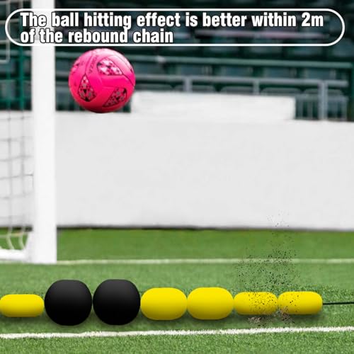 Deflector de balón de entrenamiento de porteros: mejora el tiempo de reacción y el control de la pelota para la práctica de fútbol