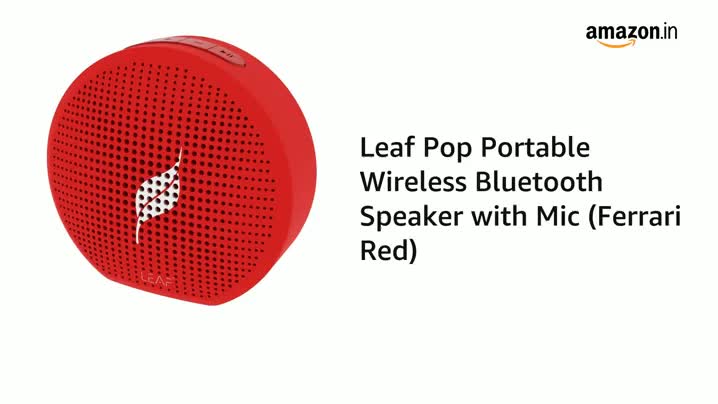 leaf bluetooth speaker