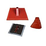 Diese Gummitülle kann zum Abdichten von Alu/Plastik- oder Bleiziegeln und Antennenmasten bis Ø38-60 mm eingesetzt werden. Plastikmanschette aus hochelastischen Plastik Wetterungsbeständig. Stufig für Masten von 42 - 60 mm / individuell zuschneidbar