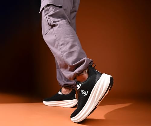 Image of LOUIS STITCH Men's Lightweight Athleisure Sport Shoes | Ultra Cushioned Sole | Casual Lace-Up Sneaker and Athleisure Wear | Perfect for Casual, Gym & Travel Wear | LS-AT-FS02