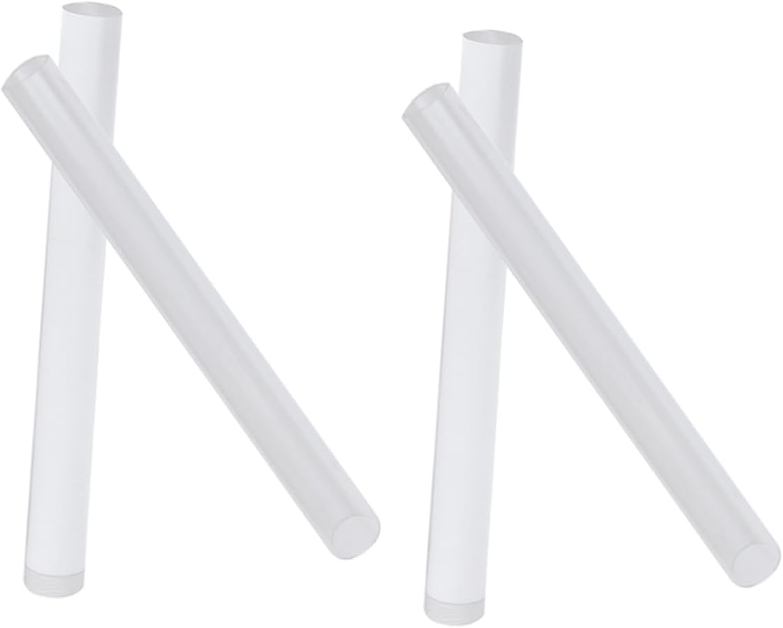 1set Clay Hand Tools Acrylic Clay Pressing Rods for Pottery Ultra-Lightweight for Crafting Teaching Boys and Girls Activities