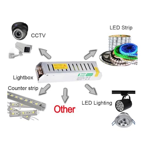 Éclairage 24V transformateur alimentation 12V 20A pour lampe LED de bureau - 5