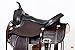 HILASON Dark Brown 17 in Western Horse Saddle American Leather Flex Tree Trail & Pleasure
