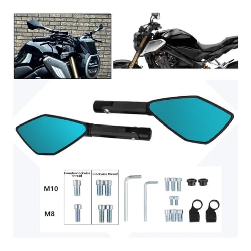 Espejo retrovisor universal de 8mm y 10mm para moto CB650R 6