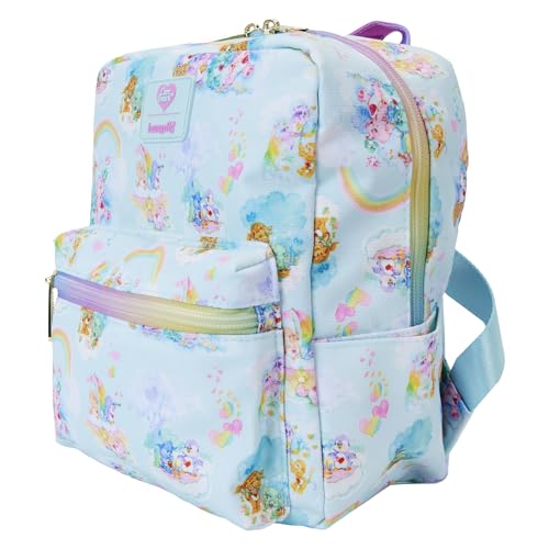 Loungefly Care Bears Cousins AOP Nylon Small Square Mini Backpack2