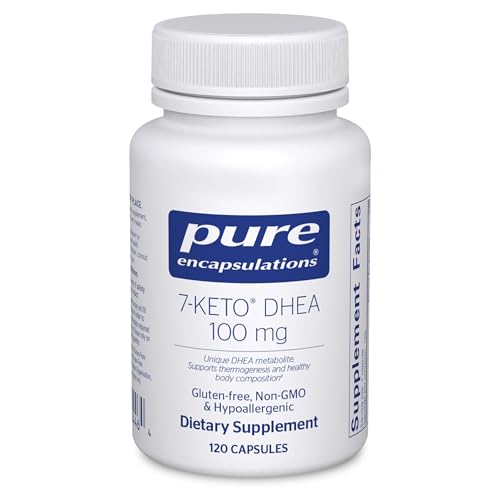 Pure Encapsulations 7-Keto DHEA 100 mg | Unique DHEA Metabolite Supplement to Support Thermogenesis and Healthy Body Composition* | 120 Capsules