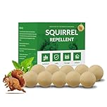 Chipmunk Repellent，Squirrel Chipmunk Repellent Outdoor, Squirrels Deterrent for Attic, Mint Squirrel Deterrent, Natural Squirrel Repeller for Attic and Car (10)
