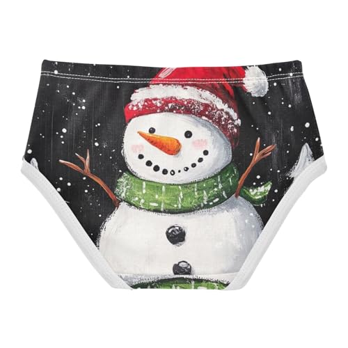 Girls' Underwear Cute Cartoon Snowman Toddle Brief Panties 2T 203257572