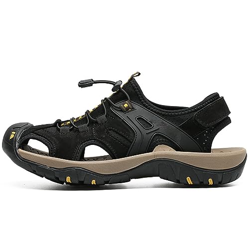 Men's Sandal Toe Outdoor Walking Treking Casual Shoes Hiking Slippers Beach Wading Shoes(44)