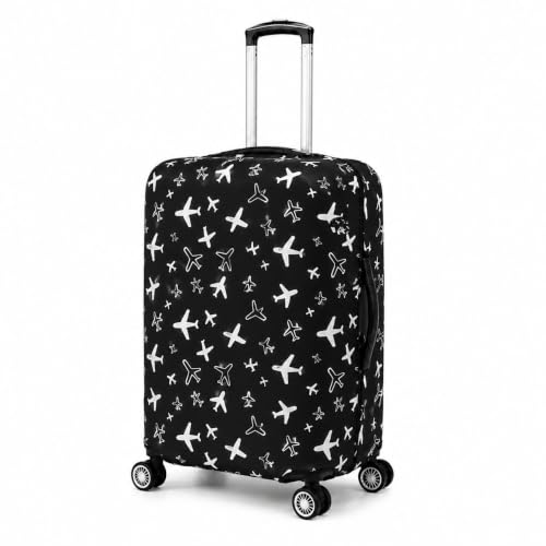 Image of Printed Luggage Cover for Traveling Bag & Suitcase - Trolley Protector