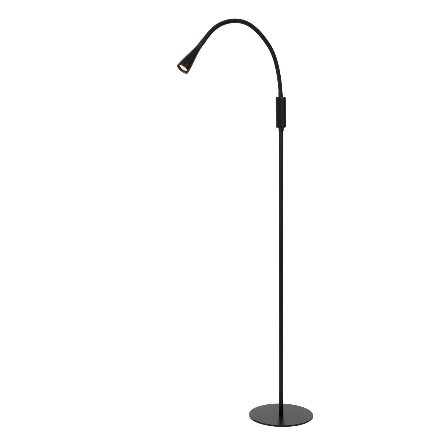 LUCIDE ZOZY - Lámpara de lectura - LED 3 StepDim - 1x4W 3000K - Negro