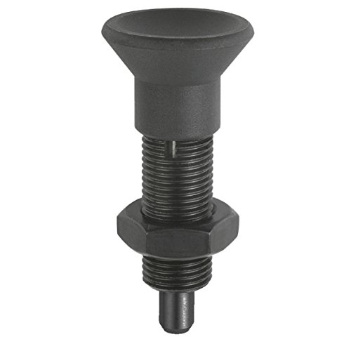 Kipp 03093-22410A7 Steel Indexing Plungers Without Collar And Extended Locking Pin, H Style, Locking Pin Hardened, Inch, 3/4-10 Thread, 79 Mm Length #TOP8