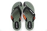 Comodida garantizada Rider R Line Plus II AD, Chanclas Hombre, Grey/Black/Orange, 43 EU