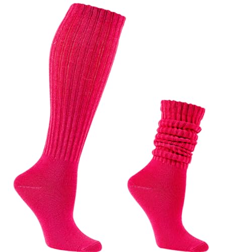 Image of TINTAO Women's Slouch Socks Thigh High Boot Socks Soft Scrunch Socks,Knee High Boot Socks Calf Socks for Women,Size 5-10#L119