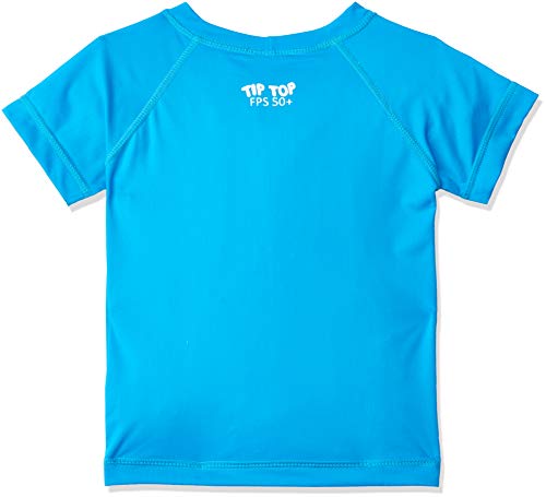 Camiseta Manga Curta Praia, Tip Top, Azul (Turquesa), G