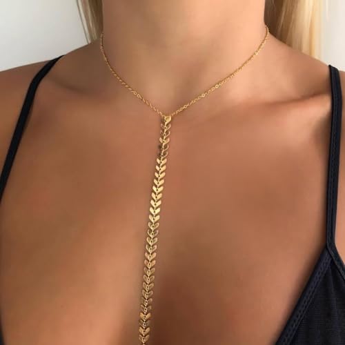 14K Gold Body Chains for Women, Sexy Layered Belly Waist Chain Bikini Bra Chain, Summer Beach Rhinestone Body Jewelry4