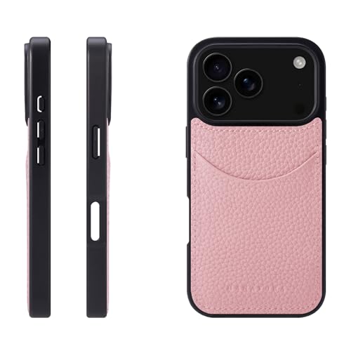 HANATORA for iPhone 17Pro �P�[�X �{�v �ϏՌ� �X�}�z�P�[�X �X�}�z �R�[�h�z���_�[ �t�� �V�������N�J�[�t���U�[ �M�t�g �}�O�l�b�g�Ȃ� �s���N CPG-17Pro-Pink