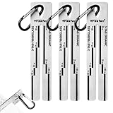 4/09 Shingle Gauge, Measuring Tool for Roof Shingle, Roof Pitch Gauge with Carabiner Roofing Tools and Equipment for Measuring and Analyzeing The Thickness of Roof Tiles (3)