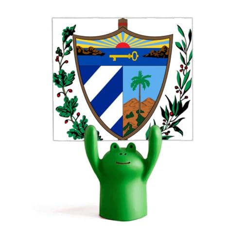 Porte-mémo Cuba avec motif grenouille, une idée cadeau originale