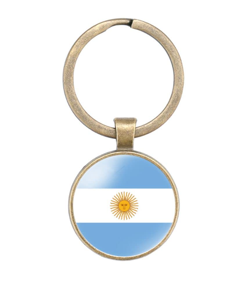 EnigmaGlow World Most Countries Flag Keyring Key Chain Zinc Alloy Keychains Daily Keychain Home Car Keys for Men Women