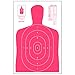Action Target - B-27E High Visibility Target - Fluorescent Red - 100 Pack