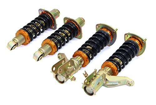 Yonaka Compatible with Acura RSX 2002-2006 Spec 1 Full Coilovers Suspension Shocks Springs Struts Damper Kit