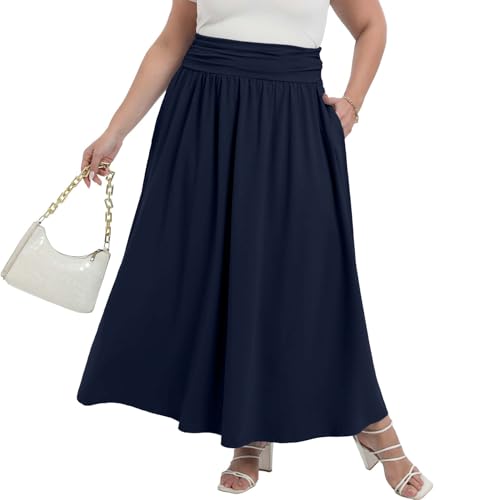 Plus Size Maxi Skirt Just $18.XX