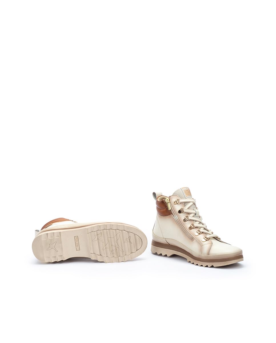Pikolinos Vigo Baskets Femme | en Cuir | Semelle intérieure Amovible en Mousse mémoire | Pointures EU 35-42