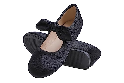 FEVERSOLE Girls Cute Dress Mary Jane Shoes Little Kids Casual Buckle Strap Flats4