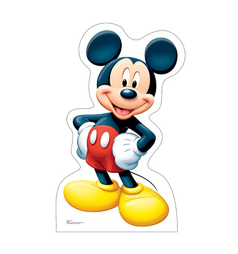 Image of Cardboard People Mickey Mouse Life Size Cardboard Cutout Standup