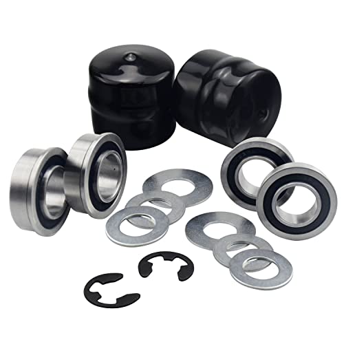 9040 H Front Wheel Bushing To Bearing Conversion Kit Compatible With Craftsman, J-Ohn Deere, Sears, Husqvarna Mower 532124959, 491334Ma, 532009040, 5920H, 9040Hr, 9040N (Id 3/4") #TOP1