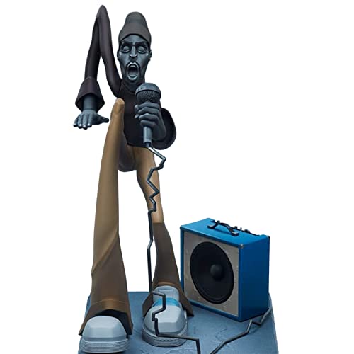 Hip-hopowy Model Figurki Rzeźba Statua Artysty Nowoczesna Abstrakcyjna Statua Postaci Rap Gwiazda Muzyki Rzeźba z żywicy Dekoracja Stołu Figurki Hip-hopowe, dla Kolekcjonerów i