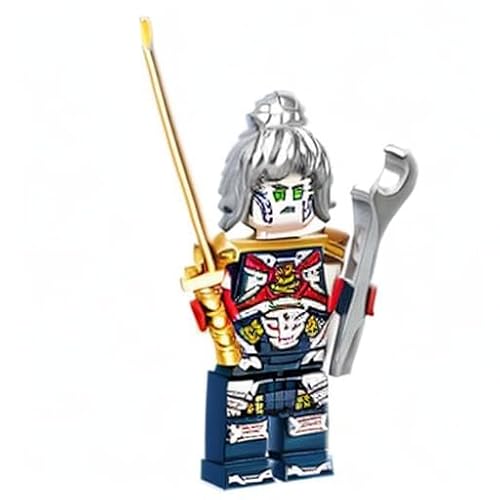 Ninjago: PIXAL Minifigure con Chiave e Katana Oro P.I.X.A.L. - Lego - Immagine 3