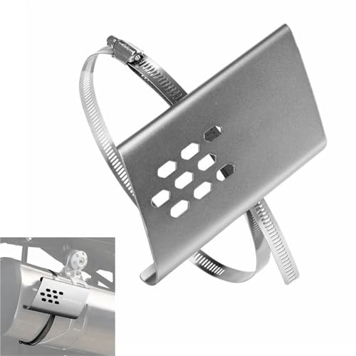 Protección térmica para tubo de escape de moto evita quemaduras y daños por calor 2