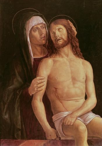 Cuadro en Lienzo Pietà Gentile Bellini para Decorar Paredes Vacías de Oficina con Arte 60x90